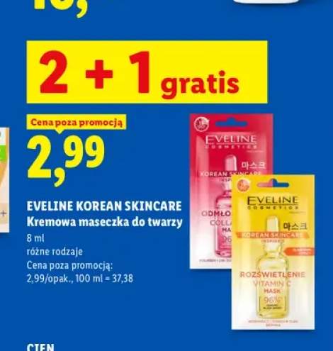 Kremowa maseczka do twarzy Korean Skincare Eveline