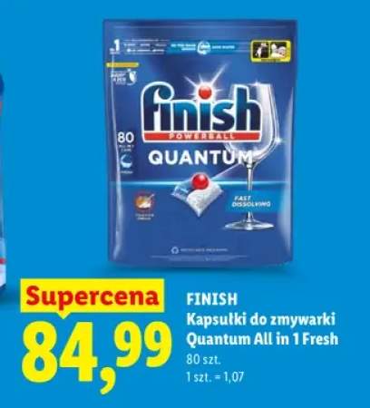 Kapsułki do zmywarki Quantum All in 1 Fresh Finish