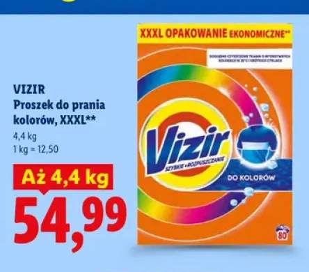 Proszek do prania kolorów XXXL Vizir