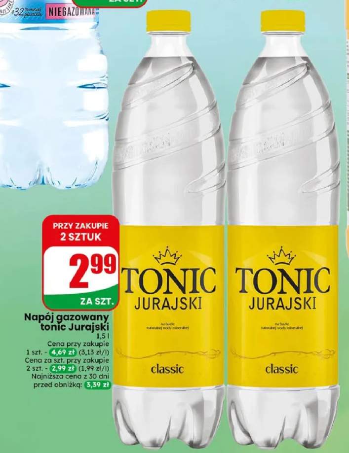 Napój gazowany tonic Jurajski