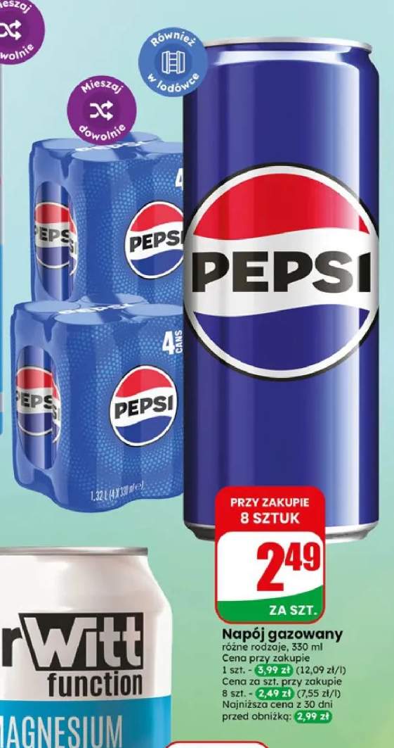 Napój gazowany Pepsi