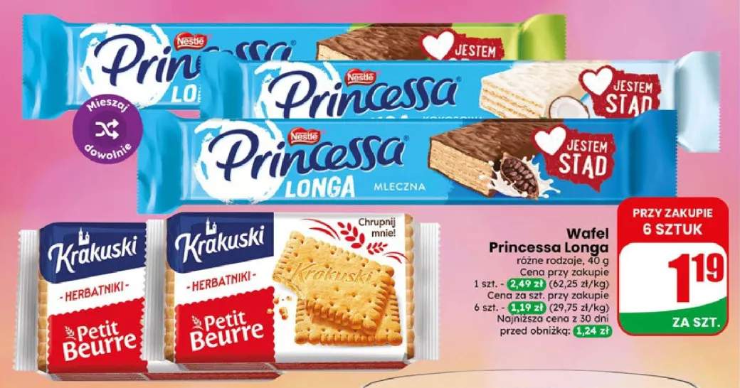 Wafel Princessa Longa