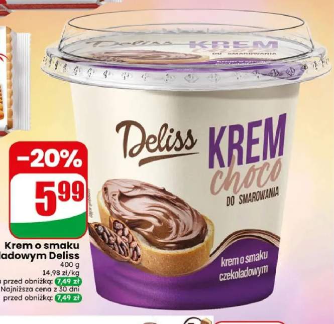 Krem o smaku czekoladowym Deliss