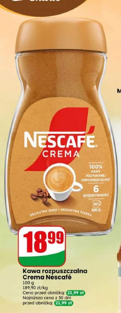 Kawa rozpuszczalna Crema Nescafé
