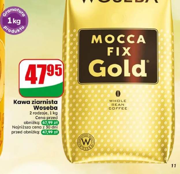 Kawa ziarnista Woseba