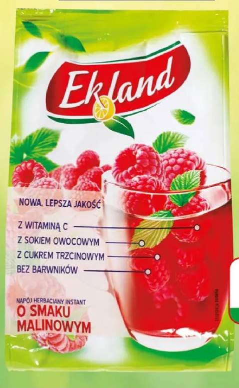 Napój herbaciany malina Ekland