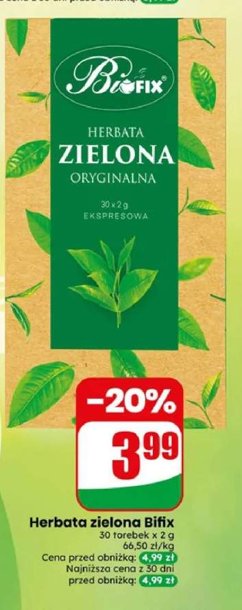 Herbata zielona Bifix