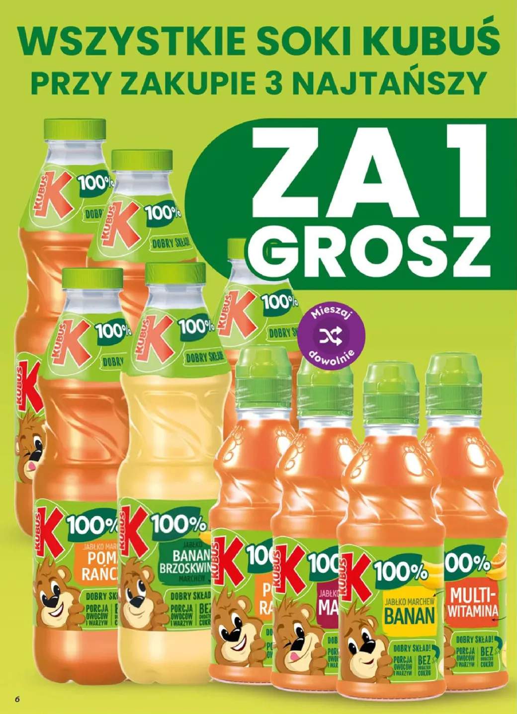 Soki Kubuś +5 wariantów