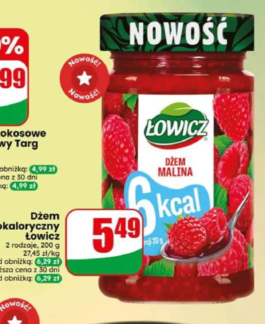 Dżem niskokaloryczny Łowicz