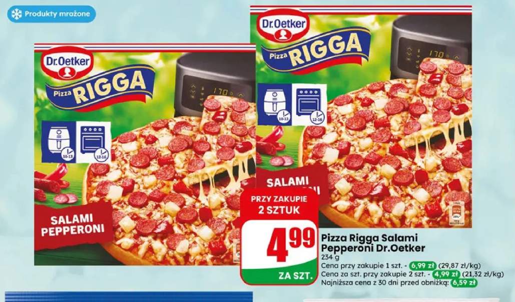 Pizza Rigga Salami Pepperoni Dr.Oetker +1 wariant
