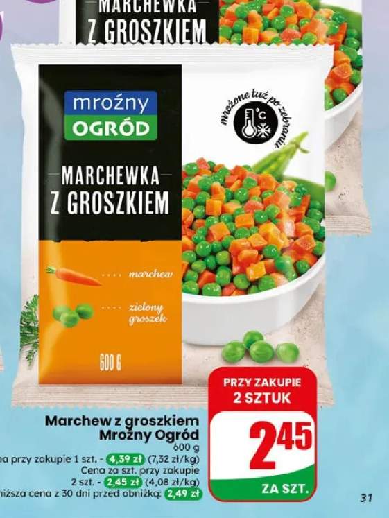 Marchew z groszkiem Mroźny Ogród