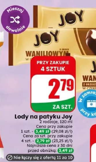 Lody na patyku Joy