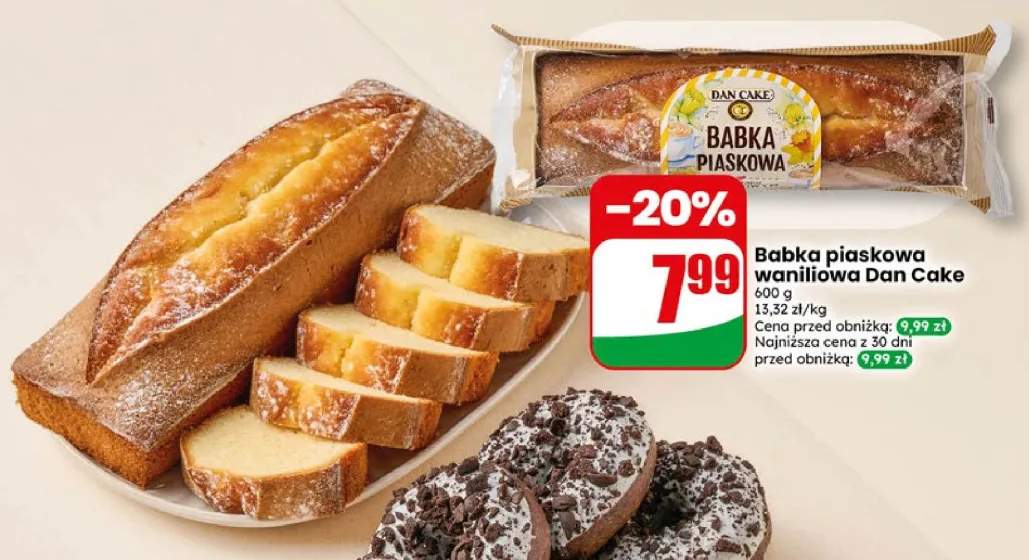 Babka piaskowa waniliowa Dan Cake