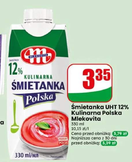 Śmietanka UHT Kulinarna Polska Mlekovita 12%