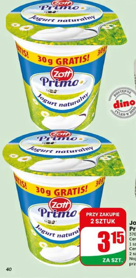 Jogurt naturalny Primo Zott