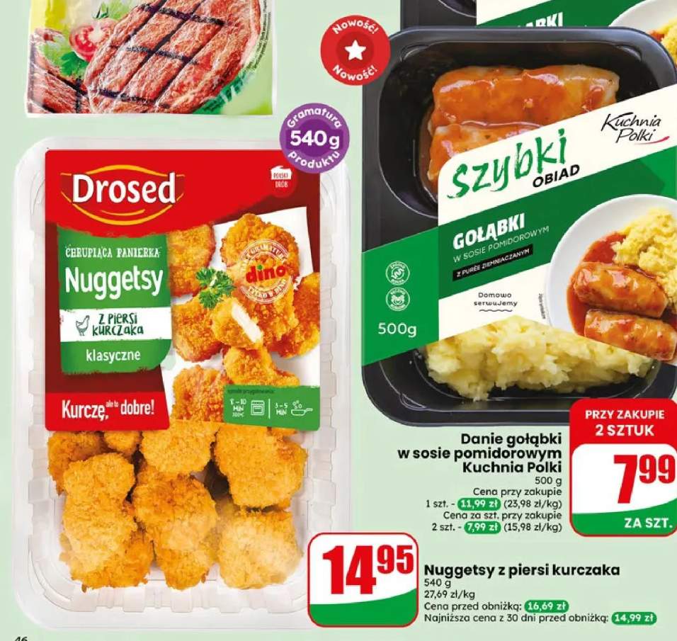 Nuggetsy z piersi kurczaka Drosed