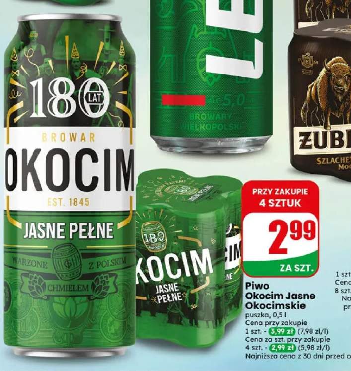 Piwo Okocim Okocimskie