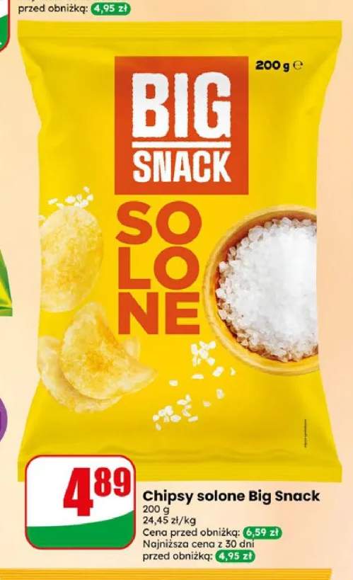 Chipsy solone Big Snack