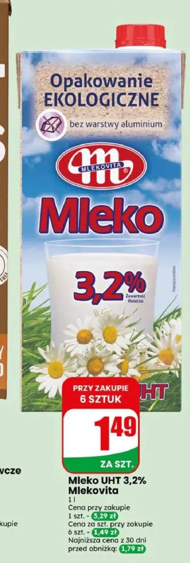 Mleko UHT Mlekovita 3,2%