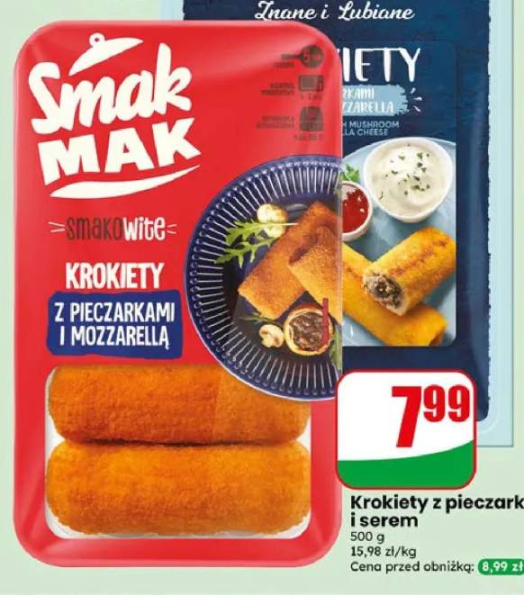 Krokiety z pieczarkami i serem SmakMAK +1 wariant