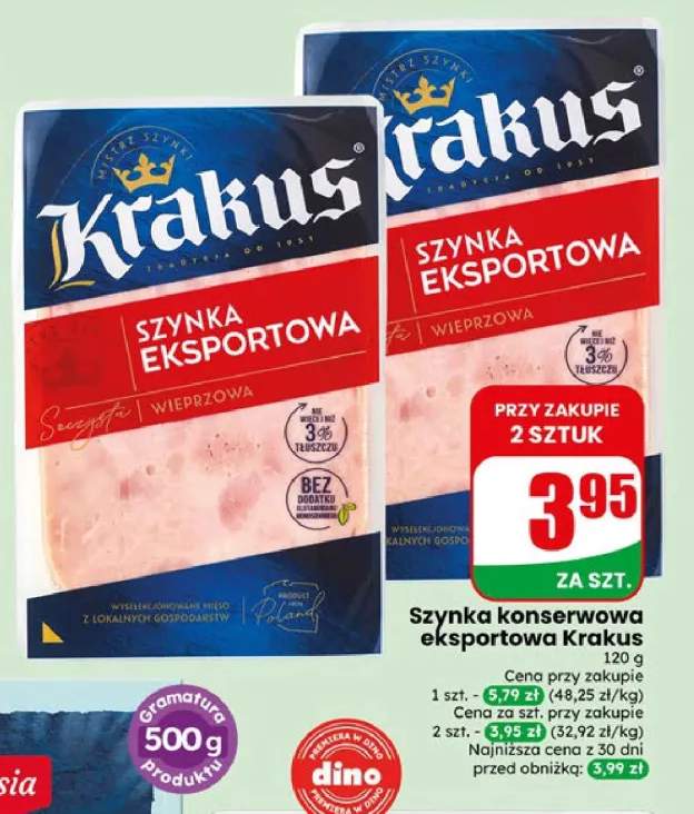 Szynka konserwowa eksportowa Krakus