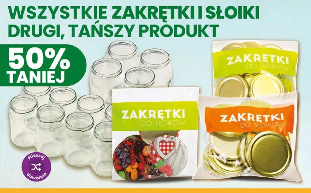 Zakrętki i słoiki