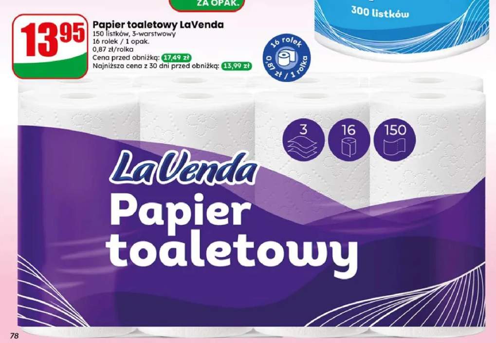 Papier toaletowy LaVenda