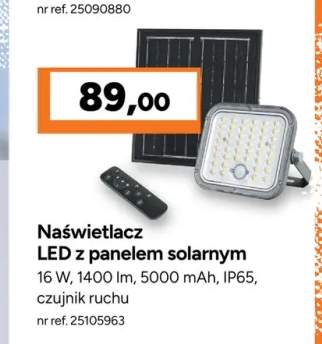 Naświetlacz LED z panelem solarnym Videx