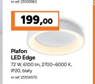 Plafon LED Edge Videx