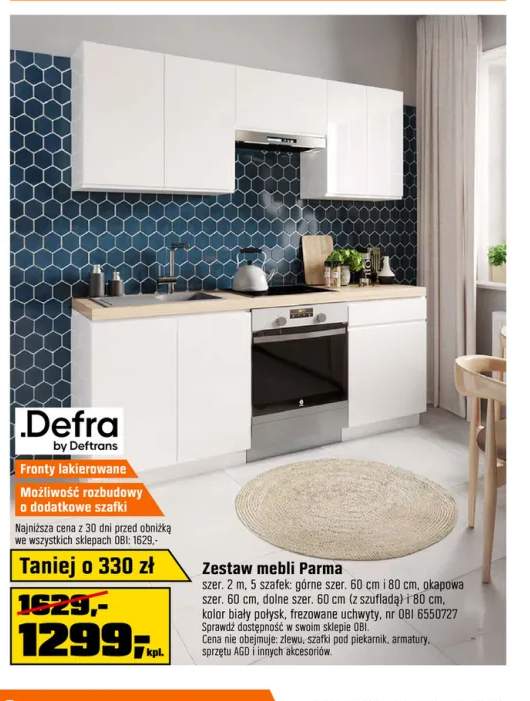 Zestaw mebli Parma Defra