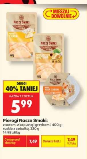 Pierogi Nasze Smaki z serem +2 warianty