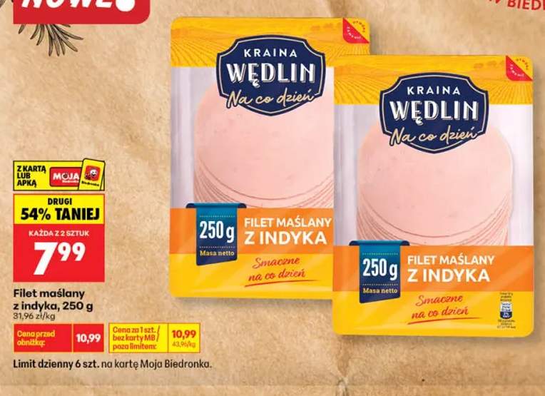 Filet maślany z indyka Kraina Wędlin