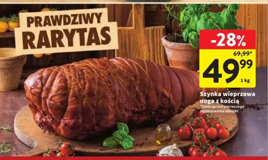 Szynka wieprzowa noga z kością