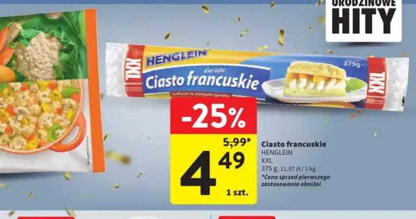 Ciasto francuskie Henglein XXL
