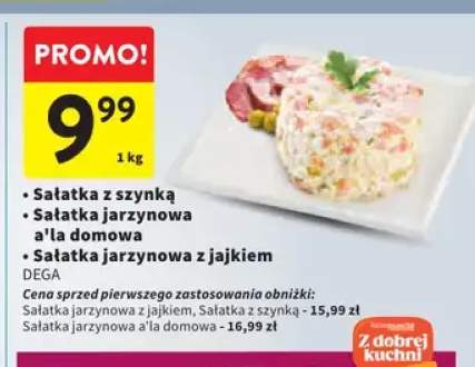 Sałatka z szynką Dega +2 warianty