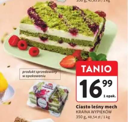 Ciasto leśny mech Kraina Wypieków