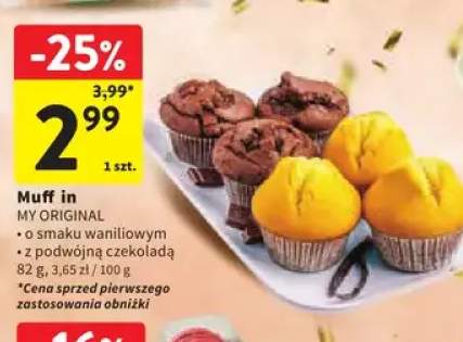 Muffin o smaku waniliowym My Original +1 wariant
