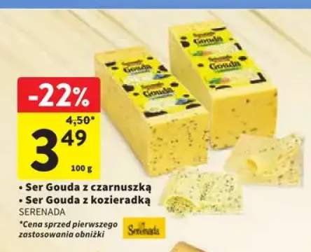 Ser gouda z czarnuszką Serenada +1 wariant