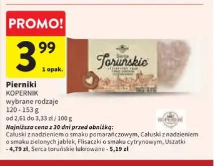 Pierniki Całuski z nadzieniem o smaku pomarańczowym Kopernik +4 warianty
