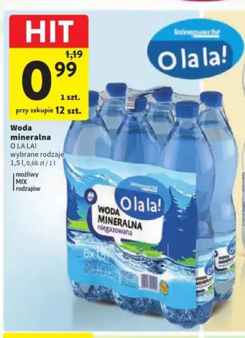 Woda mineralna O la la!