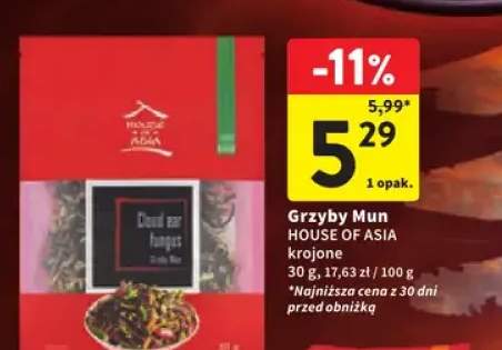 Grzyby Mun krojone House of Asia