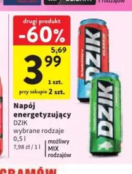 Napój energetyzujący Dzik