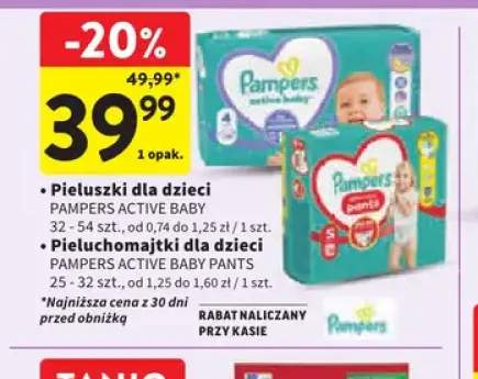 Pieluszki dla dzieci Pampers Active Baby +1 wariant