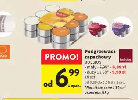 Podgrzewacz zapachowy mały Bolsius +1 wariant