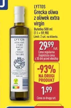 Grecka oliwa z oliwek extra virgin Lyttos