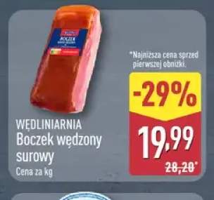 Boczek wędzony surowy Wędliniarnia