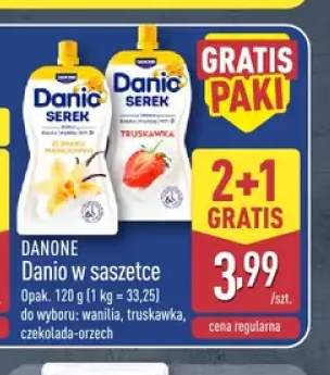 Danio w saszetce wanilia Danone +2 warianty