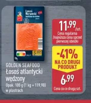 Łosoś atlantycki wędzony w plastrach Golden Seafood