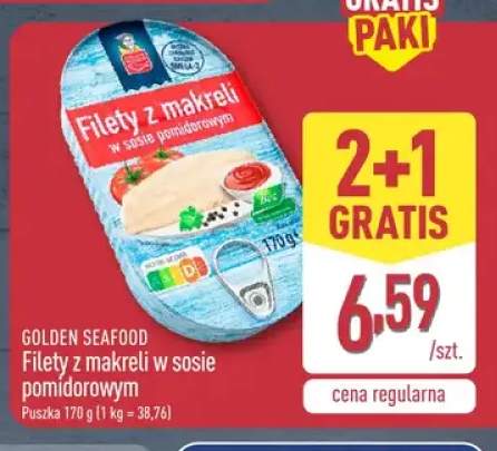 Filety z makreli w sosie pomidorowym Golden Seafood
