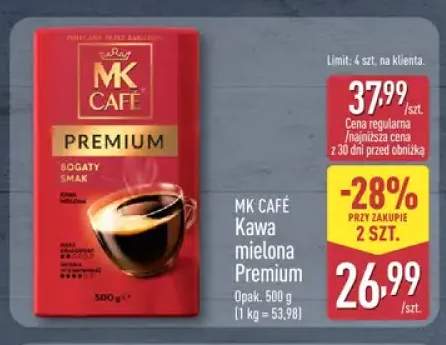 Kawa mielona Premium MK Café